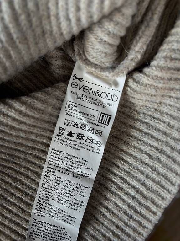 Pulls & Sweat-shirts: Even&Odd Strickpullover Cropped Beige S/M – D'occasion à Thundorf par paglialongamaria 2