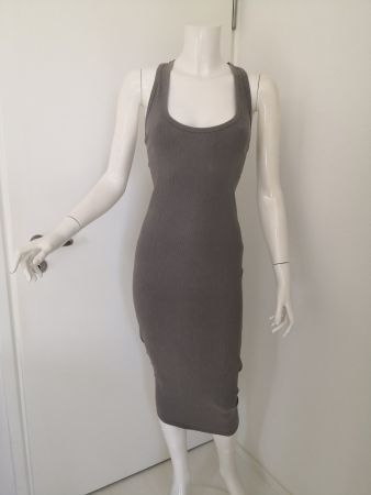 🤩ZARA KLEID GERIPPT GRAU