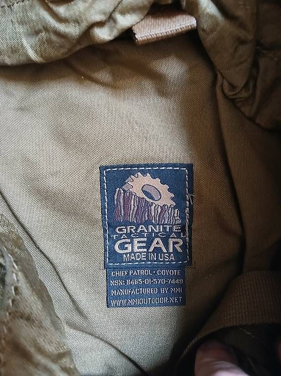 Zaini: Granite Gear Tactical CHIEF Patrol Pack – Usato da Rothenfluh venduto da BushOps 1