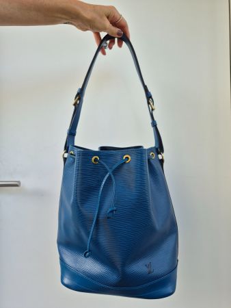Louis Vuitton Noé Tasche Epi Leder blau gebraucht