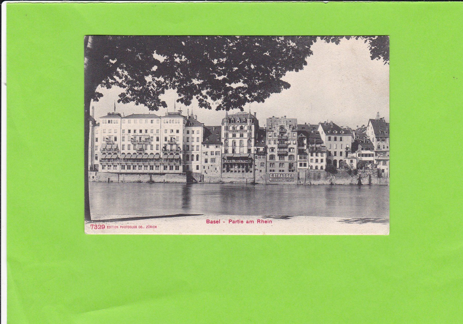 Cartoline postali: Basel-Partie am Rhein – Usato da St. Peterzell venduto da neckertal