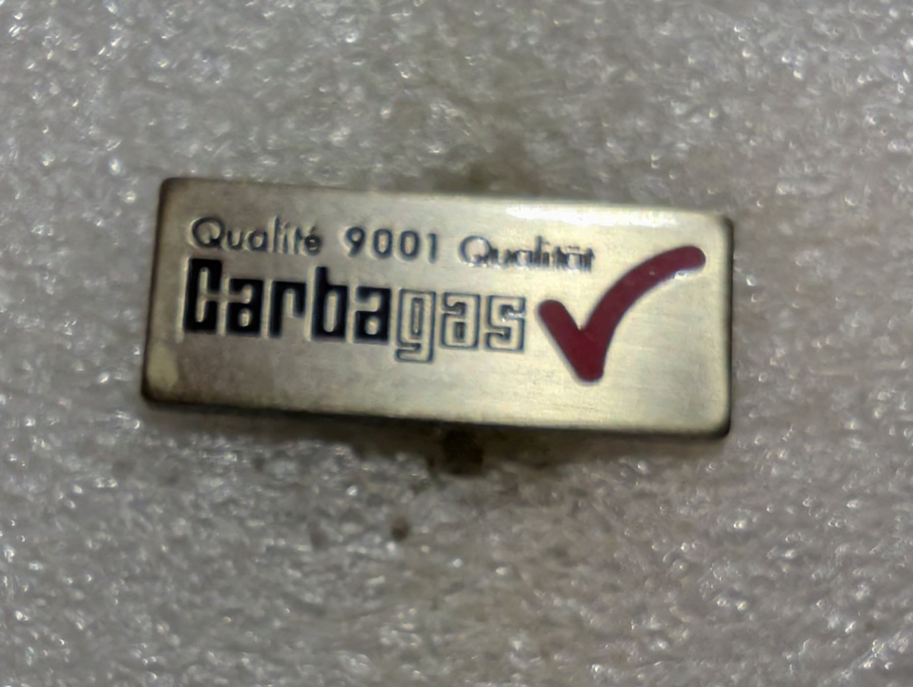 Placchette & Badge: Ansteckpin 193: Garbagas – Usato da Oppligen venduto da Pin-Fall-Shop