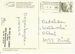 AK mit Stempel SBB Münchenbuchsee