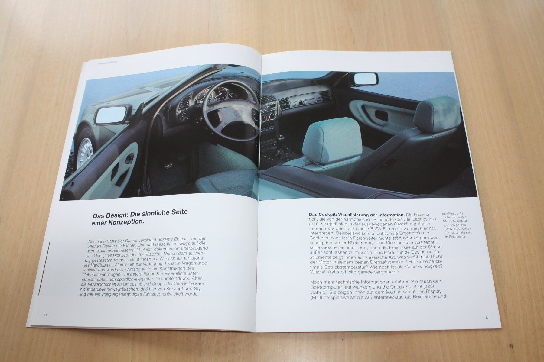 BMW Documenti: BMW 3er Cabrio Prospekt 1/1994 – Usato da Wikon venduto da erwin400 4