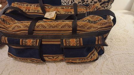 Badetasche, Sport- und Reisetasche Hand Made PERU