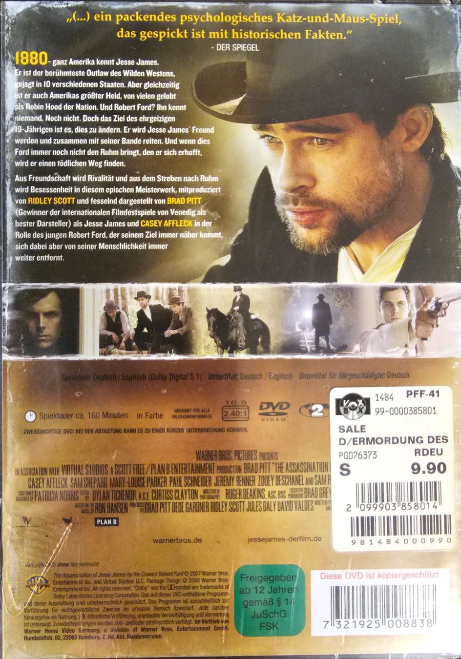 Alle DVDs: Die Ermordung des Jesse James durch den Feigling Robert Ford – Neu und originalverpackt aus Wahlen b. Laufen von Cg10 1