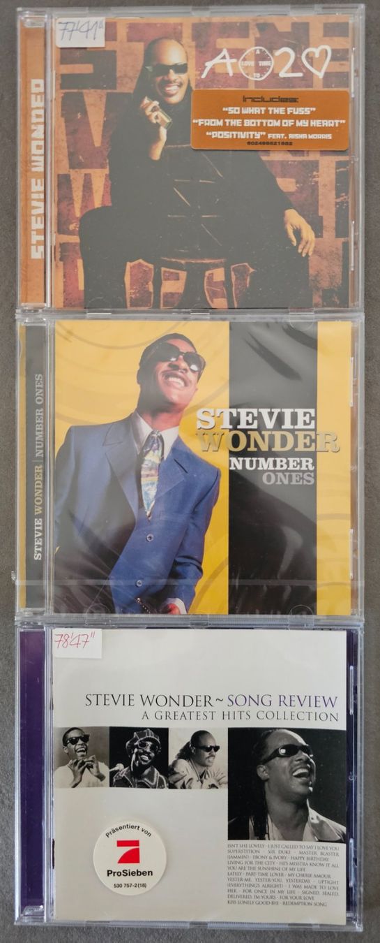 CD: Stevie Wonder CD's – Usato da Unterkulm venduto da Chaplyn2018