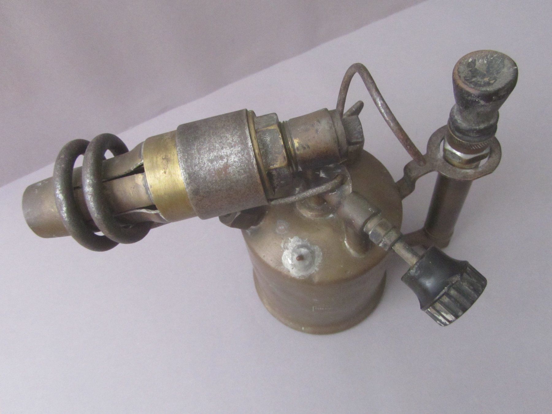 Tutti gli attrezzi: Lötlampe / Bunsenbrenner   "echt Hähnersche Lampe" No. 29 – Difettoso da Seengen venduto da mikelele 2