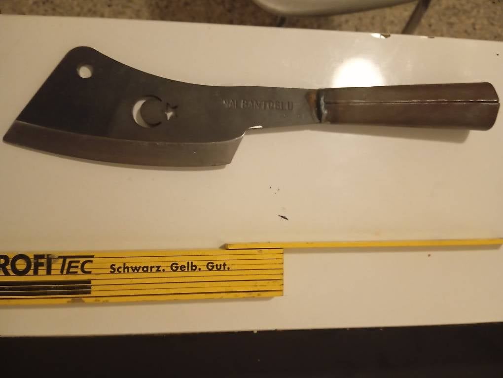 Coltelli da cucina: Hackbeil, Metzgerei carbonstahl – Usato da Basel venduto da Petergunn