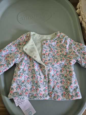 Okaidi reversible jacket 80 cm