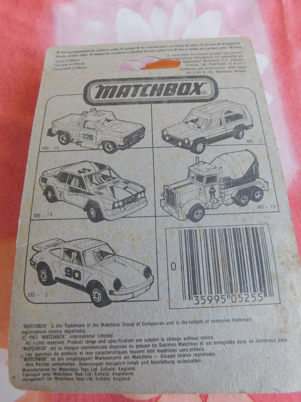Matchbox Modellini d'auto: Matchbox Ferrari Testarossa OVP – Nuovo e nell'imballaggio originale da Strengelbach venduto da Wedi73 2