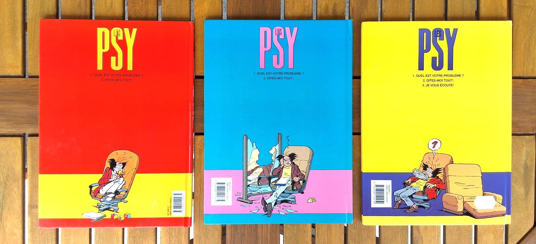 BD: BD's Les Psy tomes 1 à 3 – D'occasion à Cheseaux-Lausanne par fregate44 1