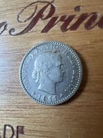 Schweizer Münze 20 Rappen 1911 Silber, guter Zustand
