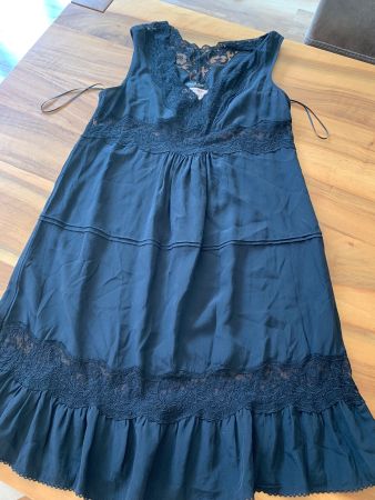 TWINSET Milano Simona Barbieri schwarz Seidenkleid Grösse S