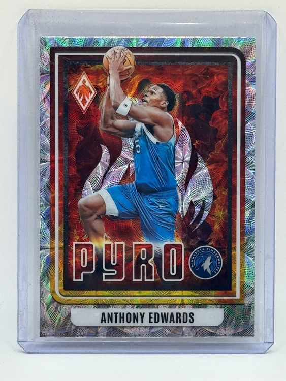 2023-24 Panini Phoenix Anthony Edwards Pyro Timberwolves NBA (Neu ...