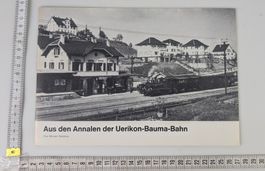 Aus den Annalen der Uerikon-Bauma-Bahn, Werner Neuhaus, 1974