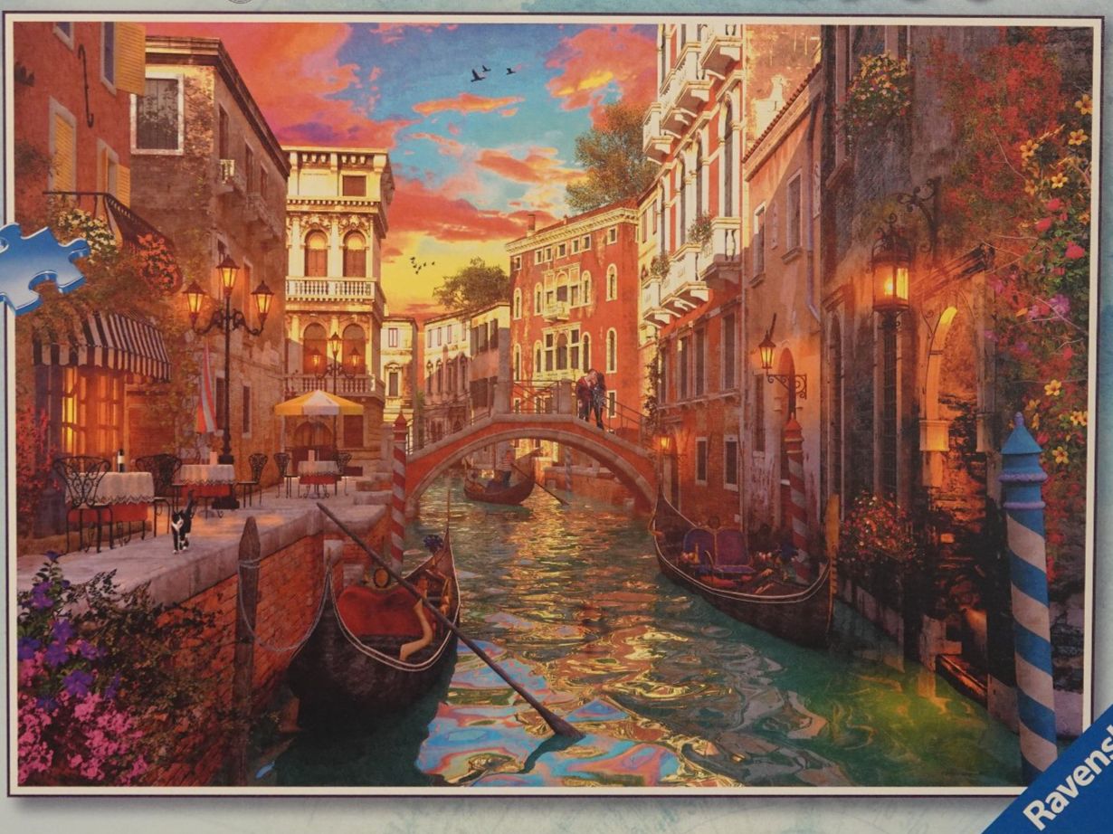 Ravensburger Puzzle: Venedig: Ravensburger Puzzle "Venice Romance" 1000 Teile – Usato da Winterthur venduto da Minerva_59