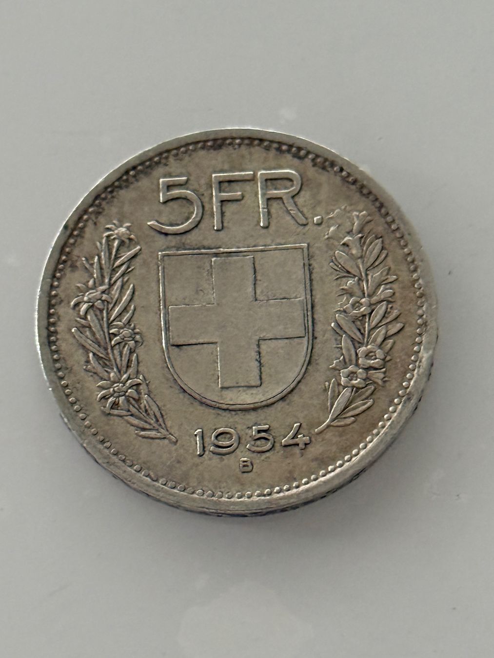 Toutes les monnaies: 5 Franken 1954  Silber – D'occasion à Wallisellen par SWISS_SILVER1 1