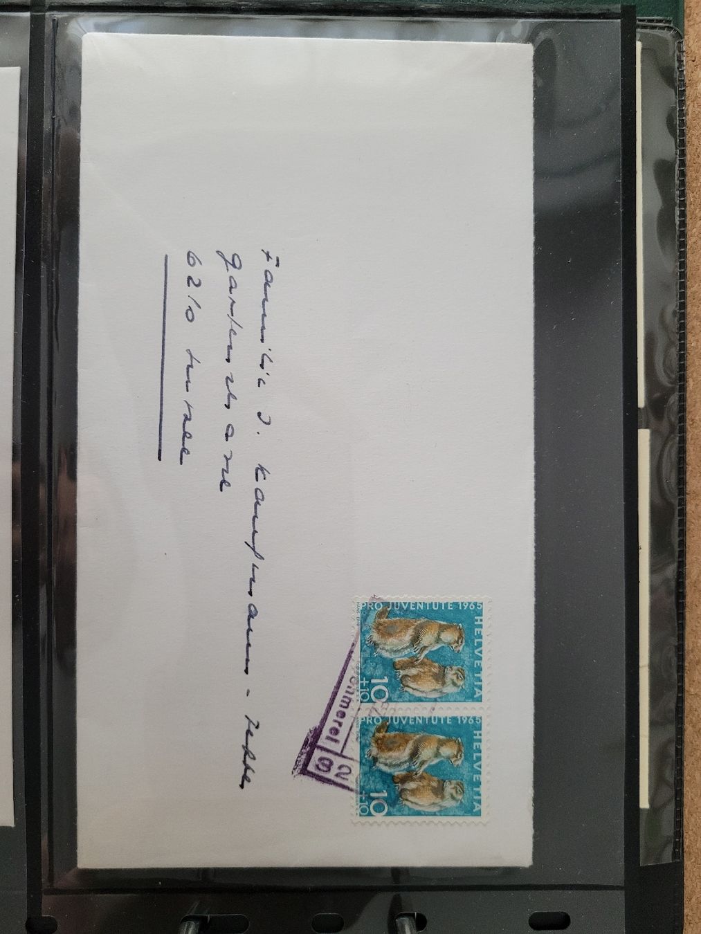 Tous les timbres: Beleg – D'occasion à Inwil par Flower2325