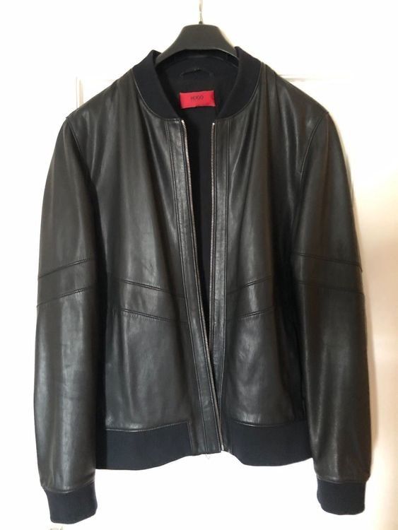 Hugo Boss Giacche: Hugo Boss Lederjacke (L) – Usato da Luzern venduto da Mallku