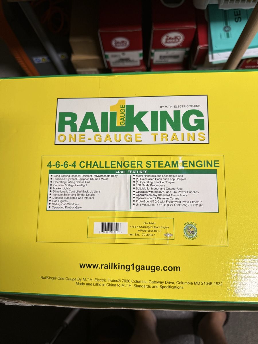Trains électriques: RAIL KING MTH CHALLENGER SPUR G – Neuf (Voir description) à Sempach par Wewa1 3