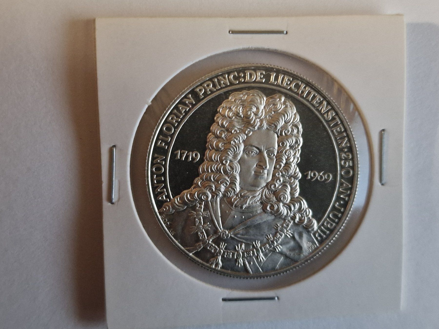Médailles: Liechtenstein, Silbermedaille 1969. – Neuf (Voir description) à Zürich par Moreira01