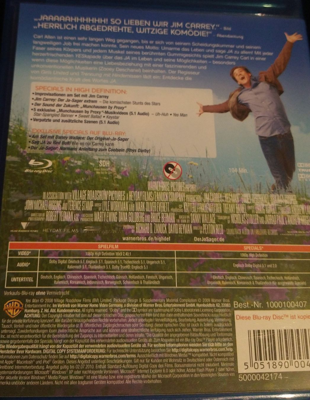 Tutti i DVDs: Der Ja-Sager – Usato da Wetzikon ZH venduto da GUAIO 1