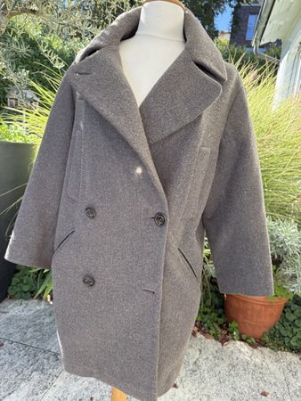 Brunello Cucinelli Mantel Wolle Mix Grösse 38