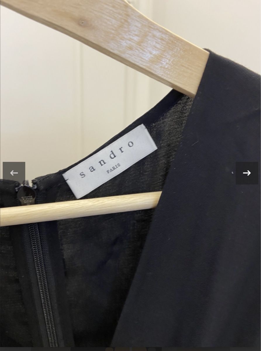 Sandro Robes: Robe longue noire Sandro – D'occasion à Genève par bha_jcf5 1