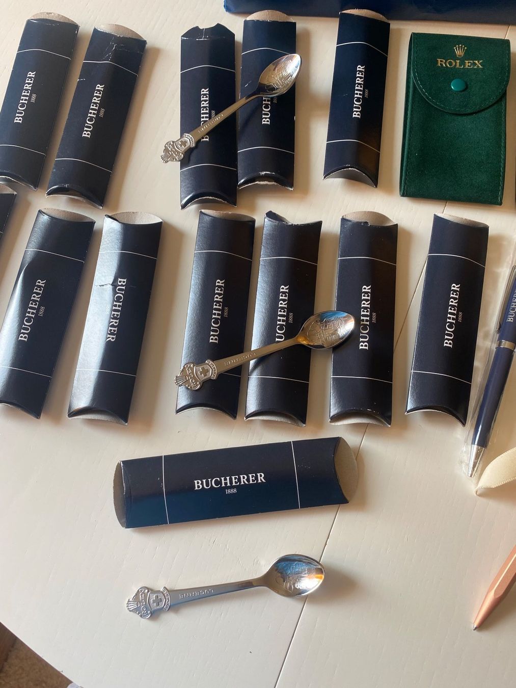 Cucchiai: Rolex Bucherer Lucerne Löffel & Accessoires – Nuovo e nell'imballaggio originale da Buchs AG venduto da tom8 5