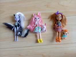 3 Enchantimals Puppen mit Zubehör von Mattel