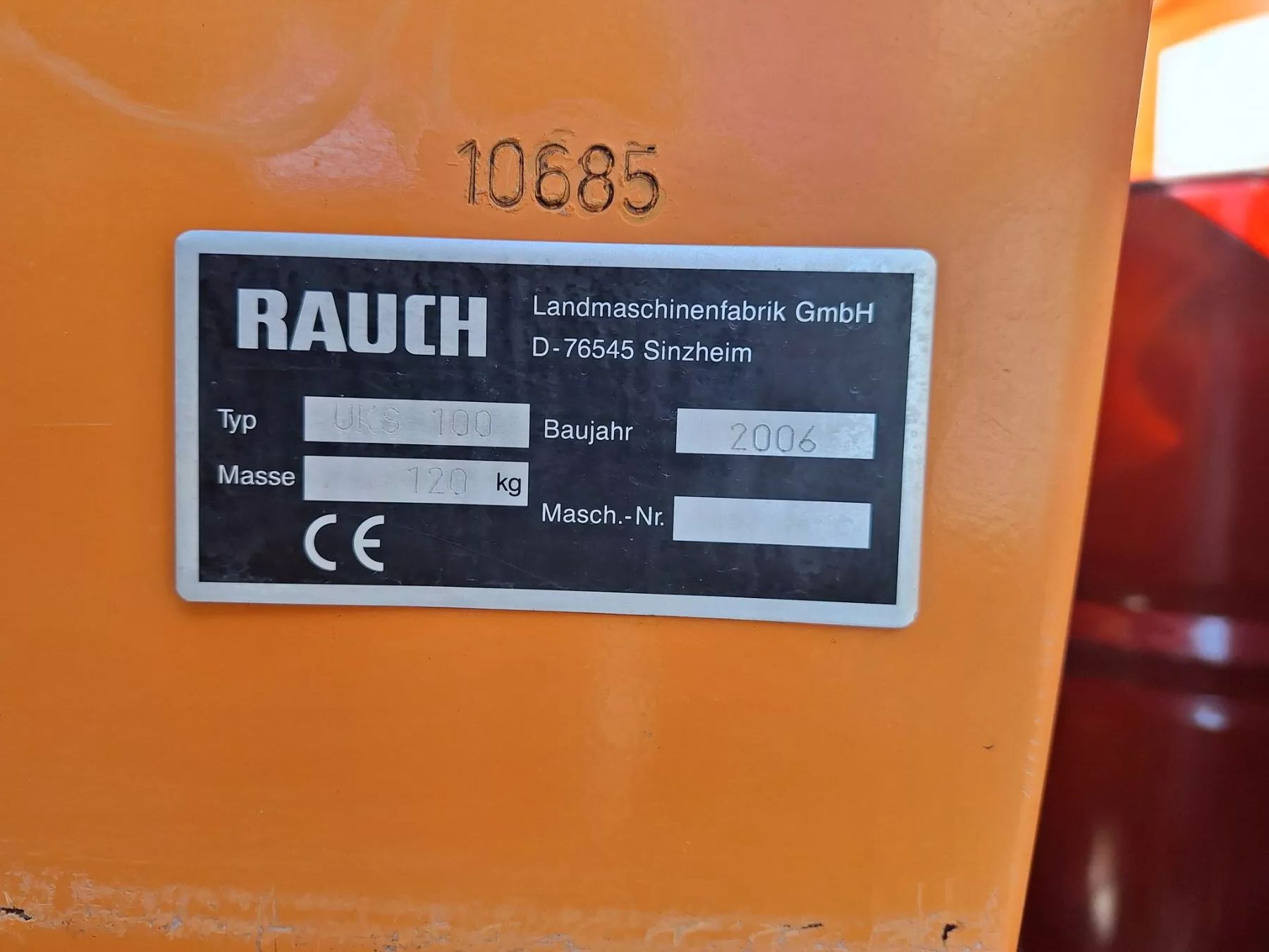 Tutte le macchine: Salzstreuer Rauch – Difettoso da Grossaffoltern venduto da GBLT_Grossenbacher 2
