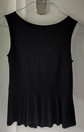 Benetton Top Schwarz Grösse 34 / XS