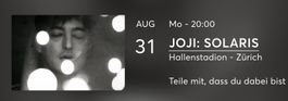 Joji: Solaris - 1 Sitzplatzticket