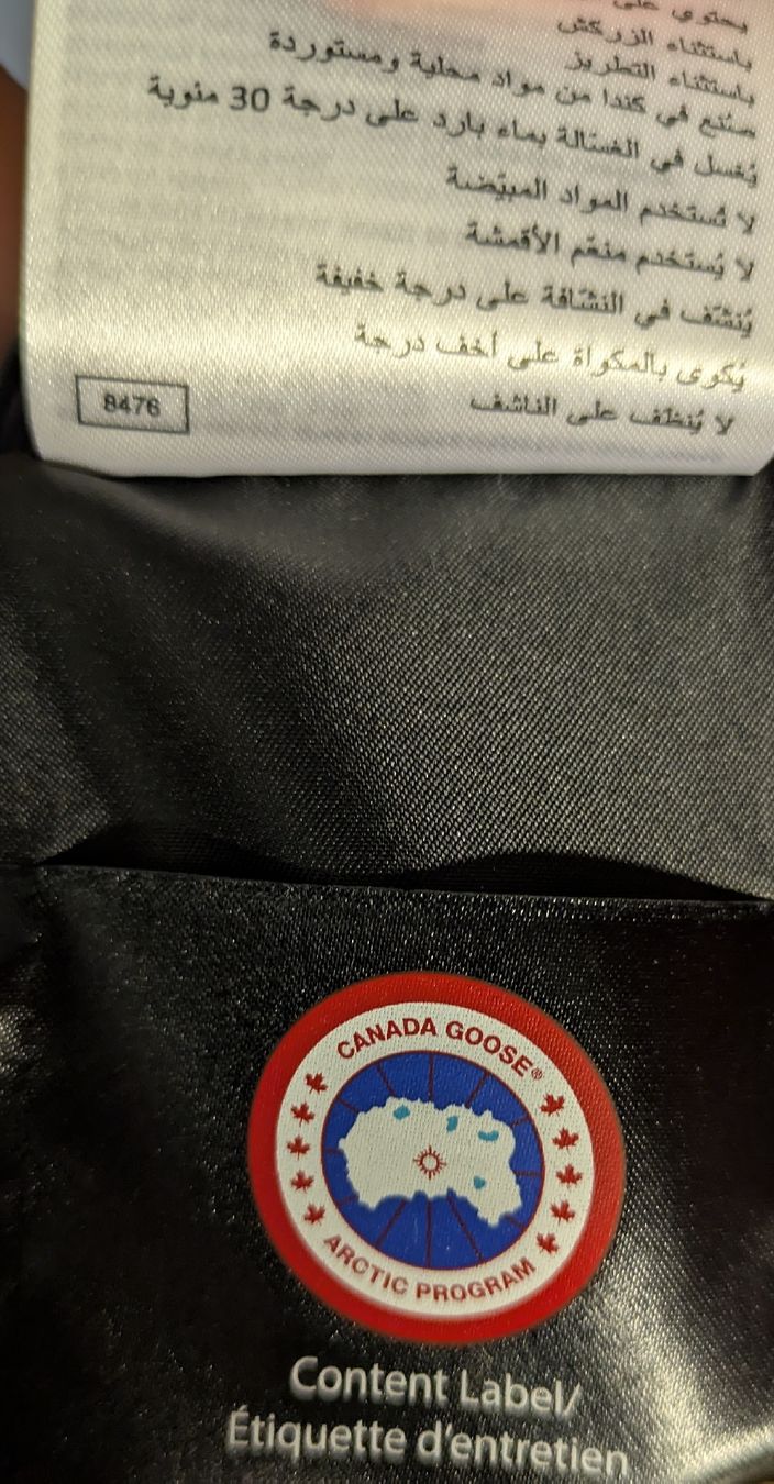 Canada Goose Cappotti: Original Canada Goose Bomber Jacket - Tempest Blue - Small – Nuovo (secondo la descrizione) da Zürich venduto da cedrium 7