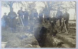 Militärkarte 1916 - an der Grenze