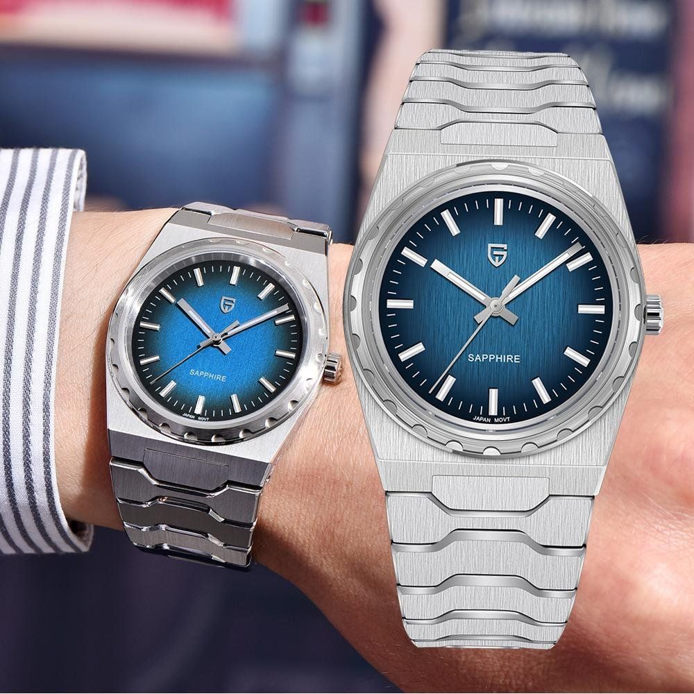Pagani Design Uhren: Pagani Design Herrenuhr Quartz Saphirglas – Neu (gemäss Beschreibung) aus Suhr von ChronixChronometer 1