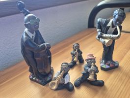 Jazzband Figuren, 5-teilig, Deko für Musikliebhaber🎷🎵🎶
