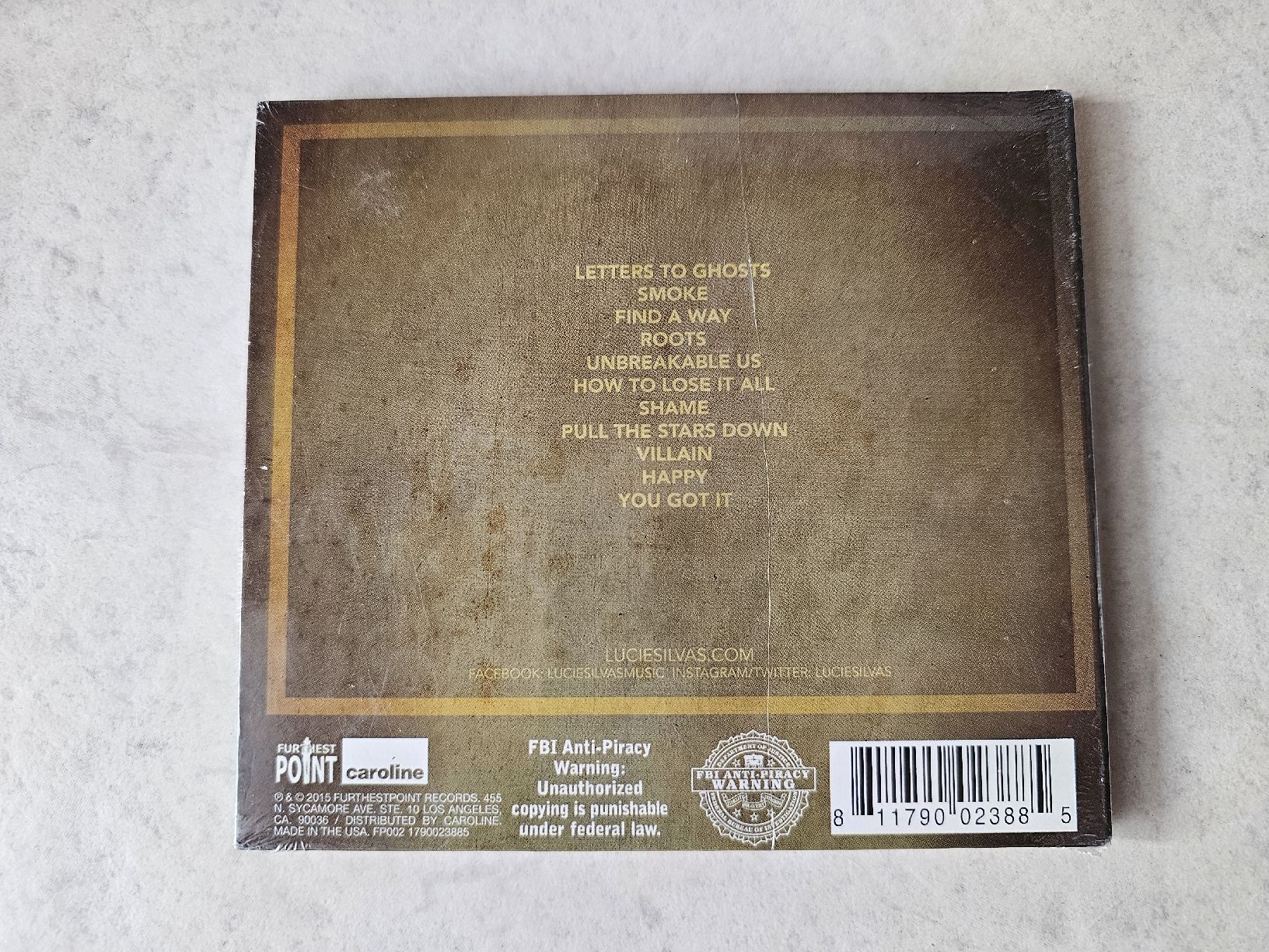 CD: Lucie Silvas  -  Letters To Ghosts  /  Fabrikneu – Nuovo e nell'imballaggio originale da Schneisingen venduto da backstore24 1