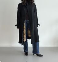 Manteau long Vinson, noir, taille 2, bon état
