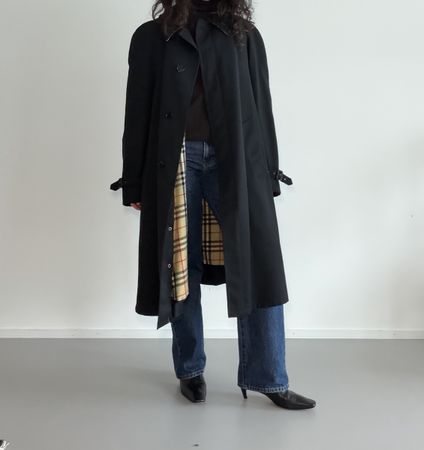 Manteau long Vinson, noir, taille 2, bon état