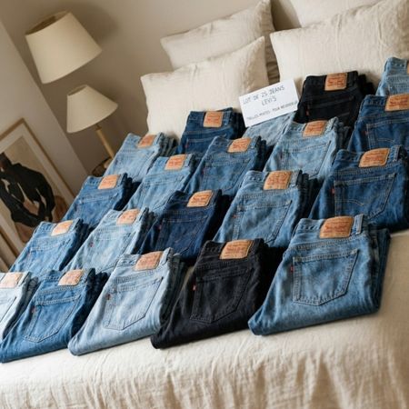 LOT 25 JEANS LEVI'S - Mixtes (Homme/Femme) - superbe etat