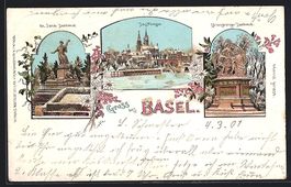 Litho Basel, St. Jakob-Denkmal, Strassbu