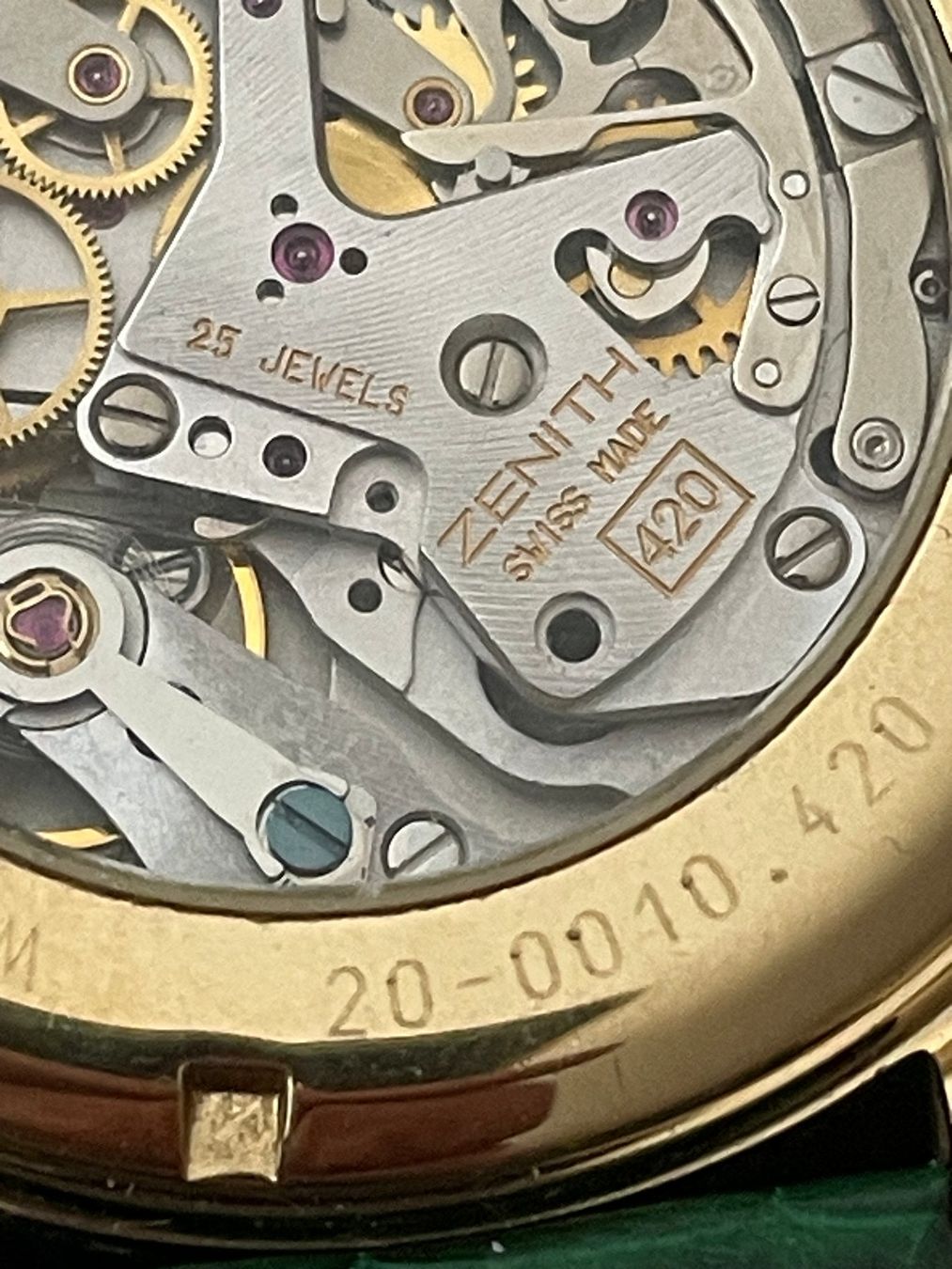 Zenith Orologi: Z E N I T H -  PRIME  Chronograph - Kal 420 – Usato da Rodersdorf venduto da luculus46 7
