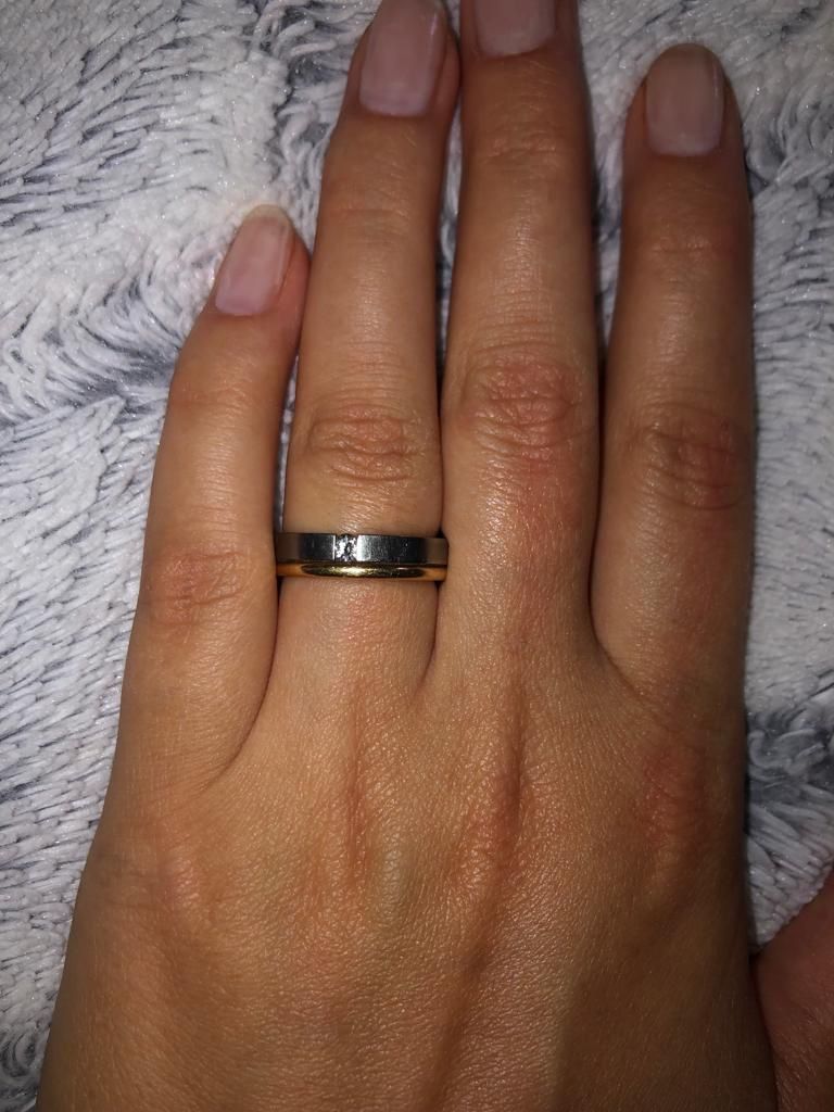 Anelli: Titan / Goldring mit Diamant – Usato da Muri AG venduto da an_land 4
