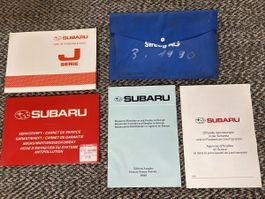 Subaru J Serie Betriebsanleitung Service Garantie 1990