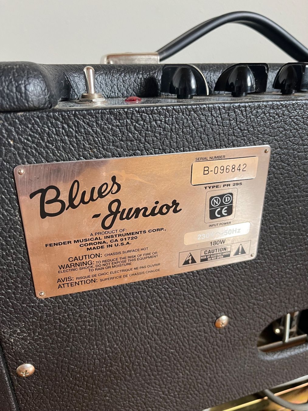 Fender Amplificateurs: FENDER BLUES JUNIOR USA – D'occasion à Tüscherz-Alfermée par foxman01 4
