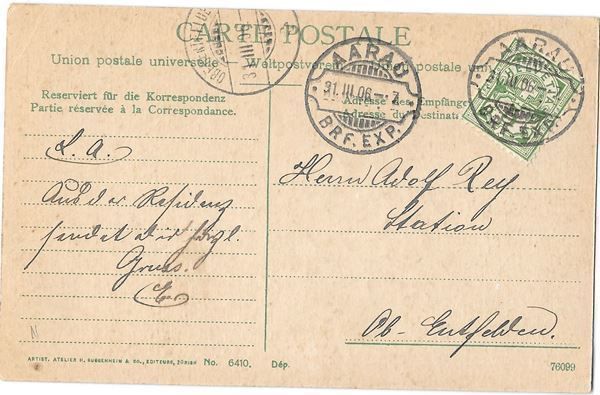 Cartoline postali: Aarau Jurastrasse – Usato da Olten venduto da clotaldi 1