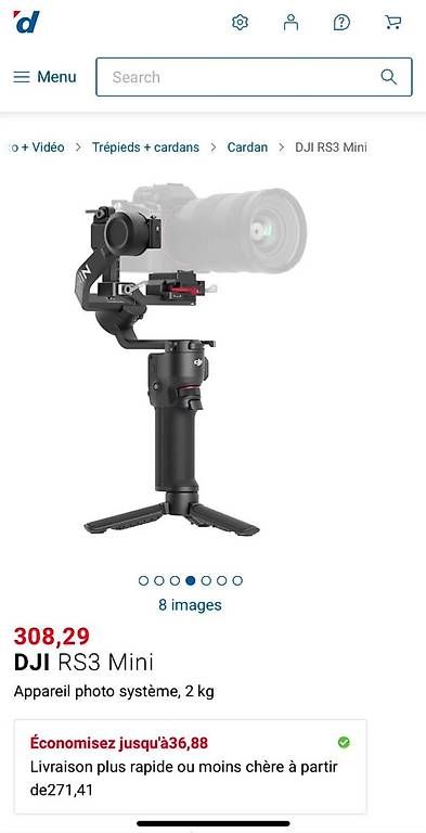 DJI Videocamere: DJI RS3 Mini + Grip – Usato da Grolley venduto da cha_q2qq