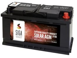 100 Ah AGM SOLAR Batterie für Wohnwagen/-mobil